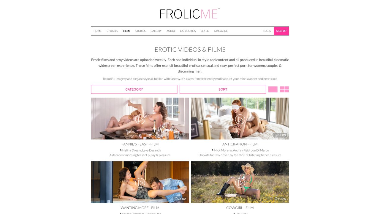 FrolicMe tour page screenshot